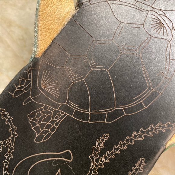 Olukai Honu mint green straps 7 - Picture 5 of 12